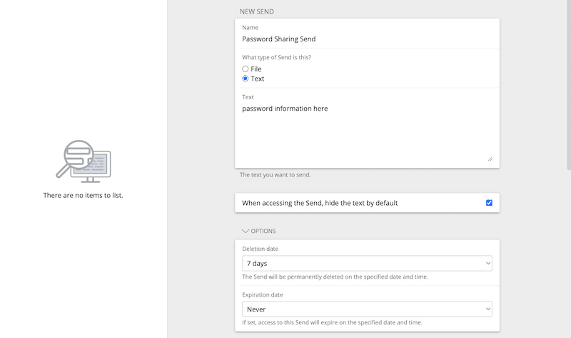 Bitwarden password sharing is a simple process.