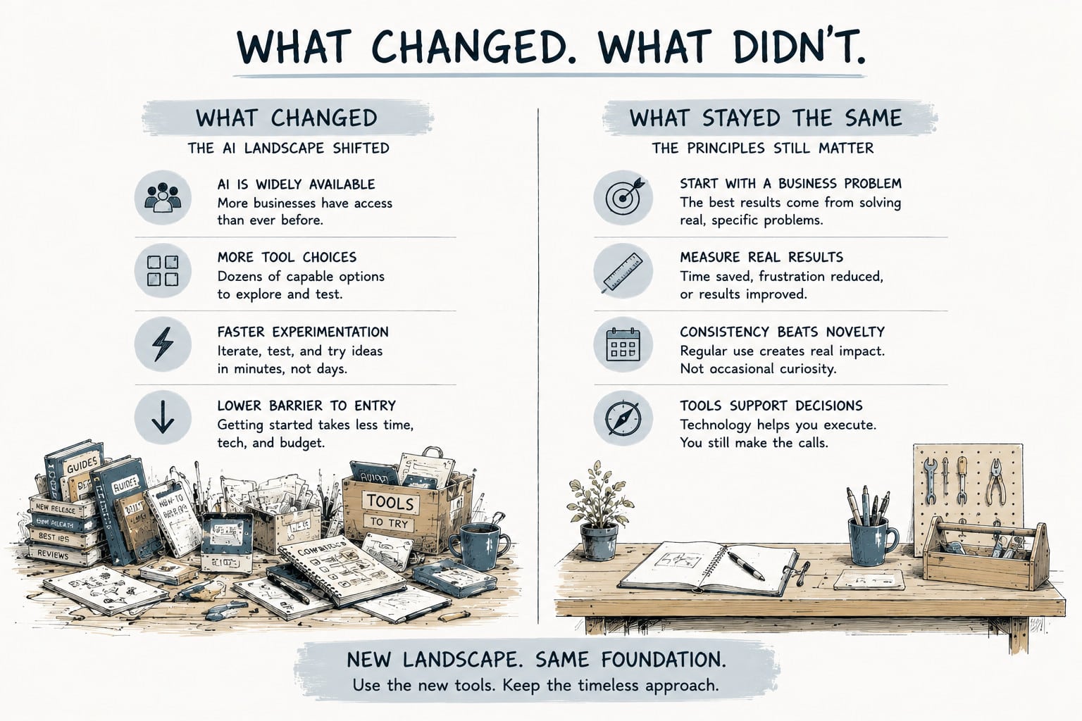 what changed what didnt